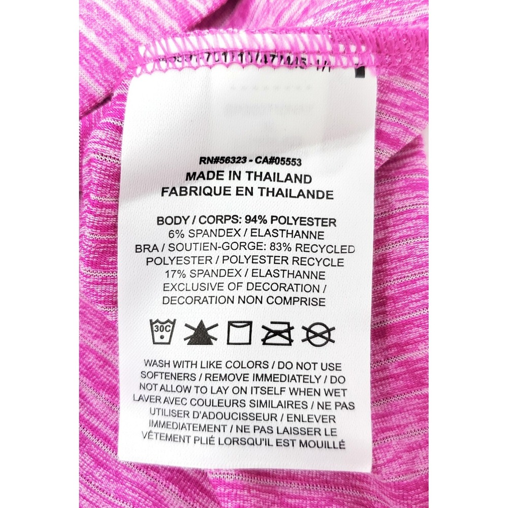 Nike Girl's 2-In-1 Dri Fit Pink Training Tank Top Shirt Sz XL CJ7556-623 NWT - Picture 5 of 8